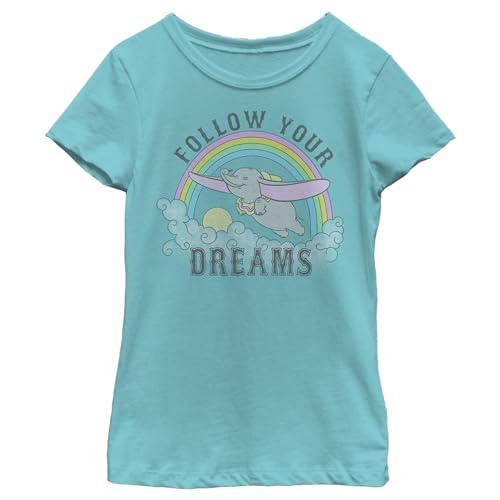 T-shirt Dumbo Disney pour fille en coton rose confortable