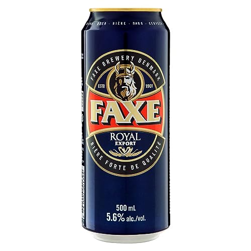 Cerveja Faxe, Royal, Lata, 500ml 1un