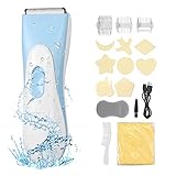 COLFULINE Cortapelos para Niños, Cortapelos Eléctricos para Bebé, Silencioso, Impermeable, para Hombre Mujer Kit de...