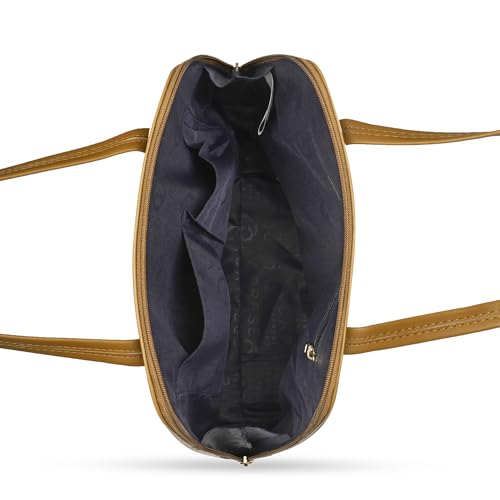 Image of Caprese Syra Satchel Bag, Medium | Stylish Shoulder Bag for Women with Multiple Compartments & Shoulder Strap | Secure Zip Closure | Ideal for Office & Daily Use
