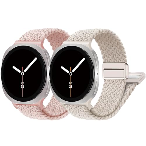 Bracelet Galaxy Watch 8 Classic tressé magnétique YuiYuKa fixation rapide sans boucle
