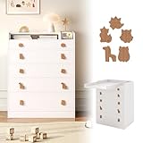EXPERLAM Changing Table Dresser, Nursery Baby Dresser with Foldable Table top and 5 Drawers, Modern Baby Changing Table, Diaper Changing Station for Children's Room, White