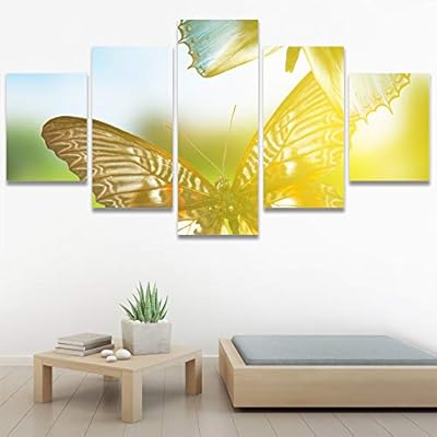 SIGNWIN 5 Panel Canvas Wall Art Modern Art...