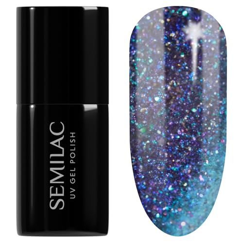 Semilac Esmalte de uñas UV 826 Virtual Blue 7 ml