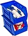 Akro-Mils 30237 AkroBins Plastic Storage Bins, Space-Saving Stackable Bins for Garage, Pantry, Craft Organization, 9