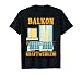 Solarenergie BALKON KRAFTWERKER Lustiges Ökostromhelden T-Shirt