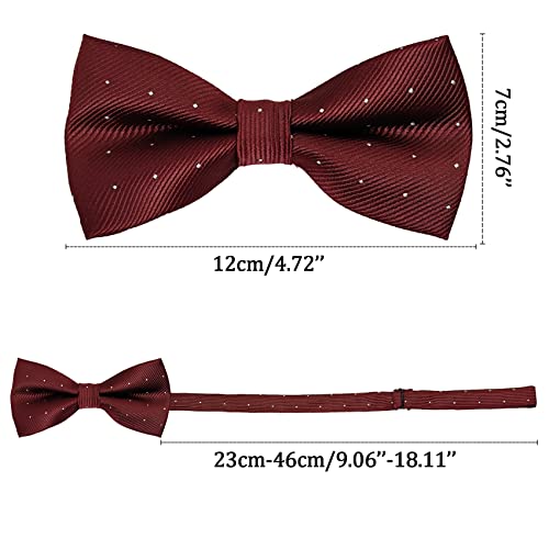 SYAYA Bow Tie for Men, Boy Classic Tuxedo Bowtie Glitter Dot for Wedding, Dinner Parties, Proms & Formal Events U-S-T94
