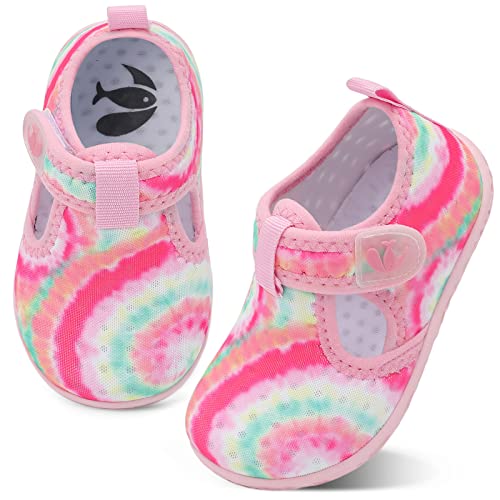 Image of FEETCITY Boys Girls Water Shoes Kids Aqua Socks Quick Dry Barefoot for Beach Swimming Pool