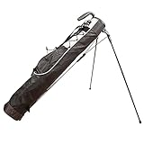 【BOLSILLO PARA OBJETOS DE VALOR PARA ALMACENAMIENTO EXTRA】 La bolsa de golf pitch n putt viene con un bolsillo para objetos de valor para sus objetos de valor, como su billetera, teléfono celular, llaves, etc.