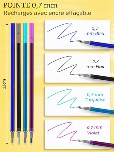 DealKits Recharges effaçables compatibles avec Legami - lot 12 stylos – vue 2