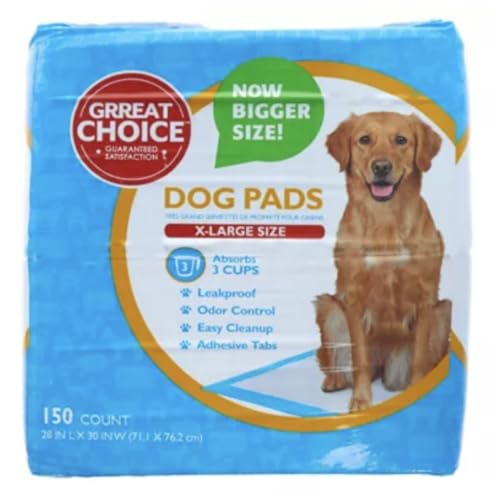 Grreat Choice X-Large Dog Pads - 150 Count