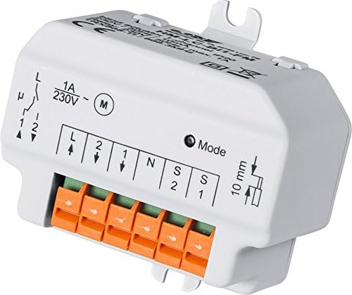 HomeMatic Wireless Blinds Actuator 1-Way, Flush-Mounted EQ-767-99 Max. Switching Capacity 1 A
