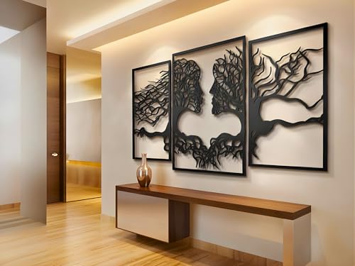 Tableau mural montagne 3D bois MDF 6 mm Vailla