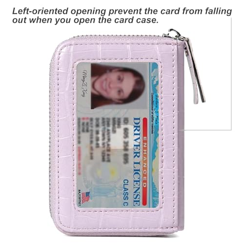 Image of Credit Card Wallet, RFID Card Case Wallet, Zipper Card Cases Holder for Men Women, RFID Blocking, KeyChain Wallet, Compact Size Card Organizer Case for Women