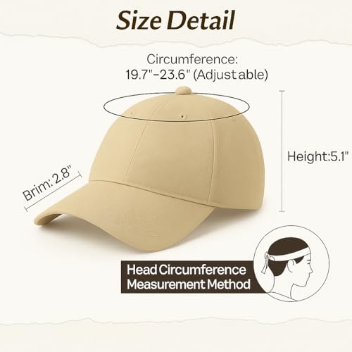 Image of Unisex Adjustable Baseball Cap Pack of 2 - Solid Color, Breathable, Stylish Cotton Caps for Men & Women - Outdoor Sports, Travel, Casual Wear