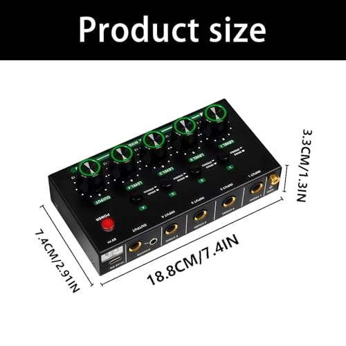 Mélangeur audio portable pour brancher instrument et micros - 3