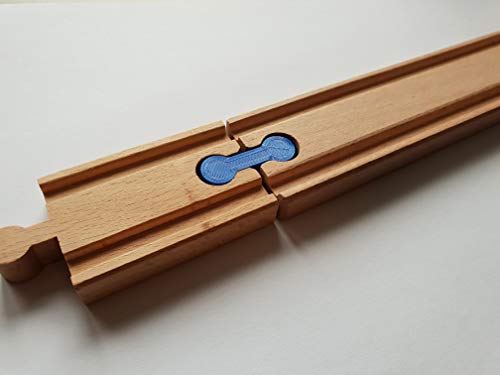 NiCoSo 8x Spoorwegverbindingsadapters die geschikt zijn voor houten rails van speelgoedtrein - Image 3