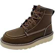 Ad Tec Kids Cypress Soft Moc Toe Work Boot - 4144, Full-Grain Leather