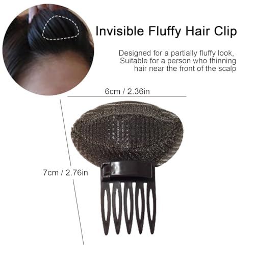 Women Sponge Volume Bumpers- Height-enhancing Hair Clip, Hair Bun Tool, Bangs Volume Comb | Pad Front Hairs Base Light Weight Design | Bump Up Combs For Wedding Party Work Daily Use - Image 6