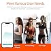 Fitdays Smart Body Tape Measure | Bluetooth Body Fat BMI Tool with LED HD Display & Auto-Retract | Fitness & Weight Loss Tracker for Waist/HIPS/Arms | Fitdays App Sync (Black)