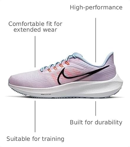 Nike Nike Air Zoom Pegasus 39 Women's Running Shoes - Black/Purple/Blue, Size 6.0