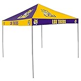 LOGO Brands NCAA LSU Tigers 9 x 9 Foot Pinwheel Tailgating Canopy, Purple/Gold, One Size
