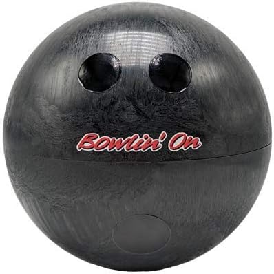 Bowling Ball Cremation Urn/Vault Combination 8" Round (Black)