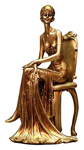 Cadeaux figurines d'élégante dame miniature RLKHXBS, ornement idéal pour pendaison de crémaillère
