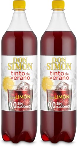 Don Simón Tinto de Verano sin Alcohol, 1500ml (Paquete de 2)
