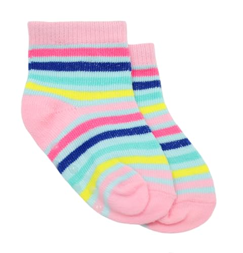 Nickelodeon Paw Patrol Socks for Girls - 6 Pack Girls Ankle Socks with Grippers, Skye, Everest, Rubble & Crew, Toddler/Infant4