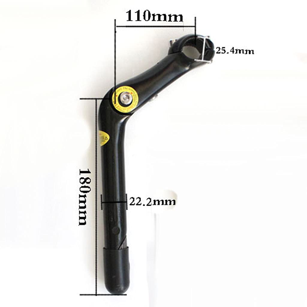 Amazon.co.jp: 25.4mm / 22.2mm 180mm調節可能な自転車のステム