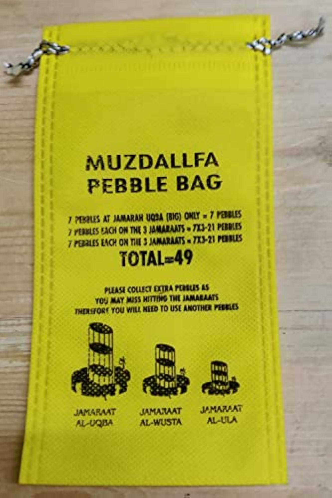 Hajj/MUZDALFA/Hajji Kankari Bag Pack of 20