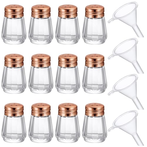 12 Pcs Mini Cube Salt and Pepper Shakers