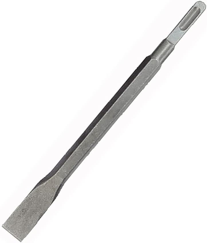 Hammer Drill Chisel, Heavy-Duty Impact Scaling Chisel Bit for Tile Masonry Concrete Brick Stone Work (Hex Shank, Flat Chisel, 17mmx400mm)