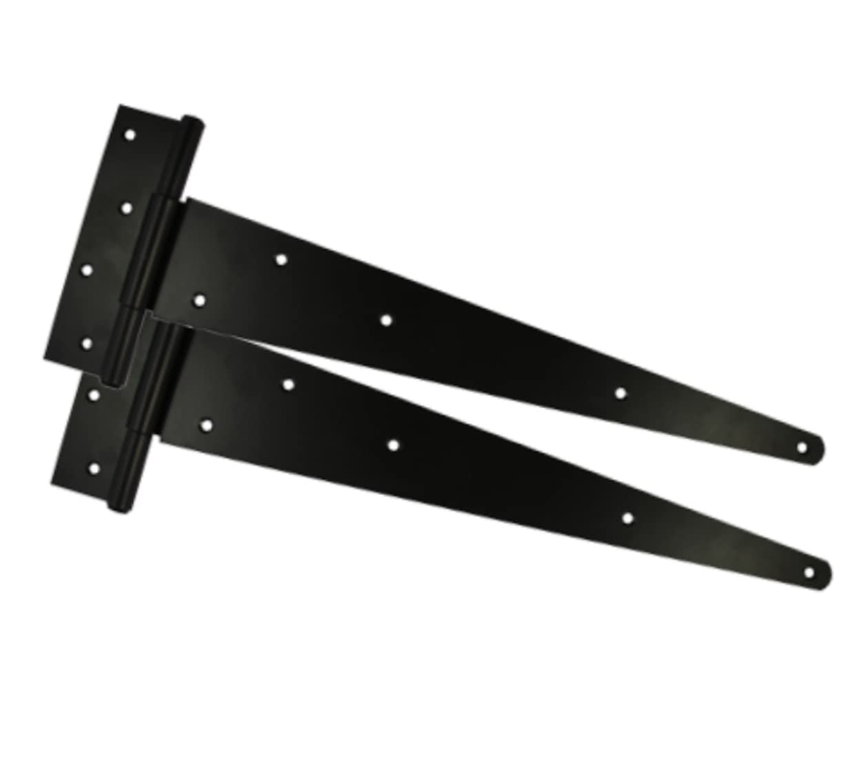 Haven Heritage Black Japanned T-Hinges, 450mm, Pair