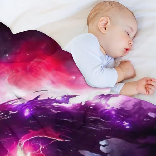 Manta de forro polar Planet Sternry Sky ideal como regalo de hogar mullido y suave 4