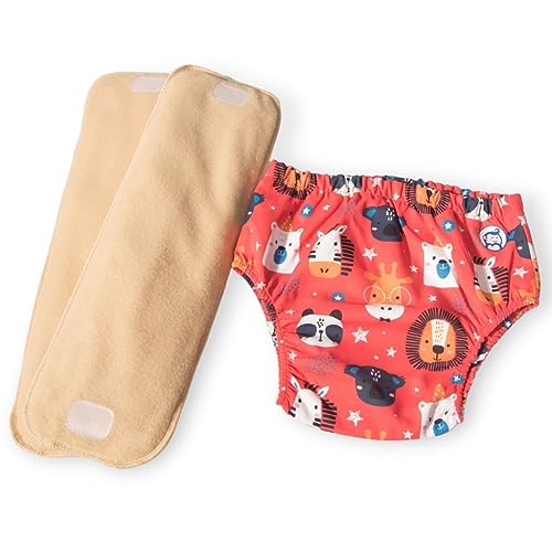 Baby Munkin | Reusable Cloth Diaper For Kids | Rusable Cloth Diaper | Assorted Adjustable | Elastic | Pink | L