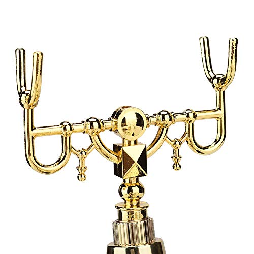 Teléfono Retro Antiguo de Cerámica Negro Oro miniatura 5