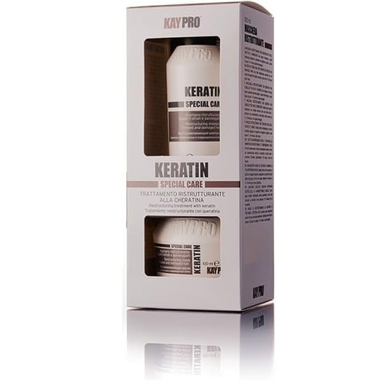 KAYPRO Keratin Mini Kit - Shampoo & Mask (2x100ml)., Clear