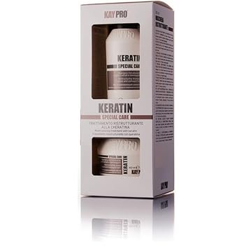 KAYPRO Keratin Mini Kit - Shampoo & Mask (2x100ml)., Clear