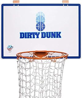 The Dunk Collection Dirty Dunk Over-The-Door Basketball Hoop Laundry Hamper, Original Theme (20)