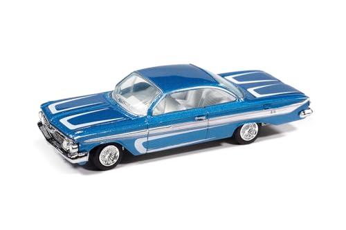 Johnny Lightning 1961 Chevrolet Impala SS 409 Metallic Blue