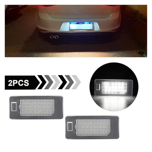 Luces LED para matrícula de Audi A1 A3 A4 A6 A7 kit de 2 piezas homologadas 2