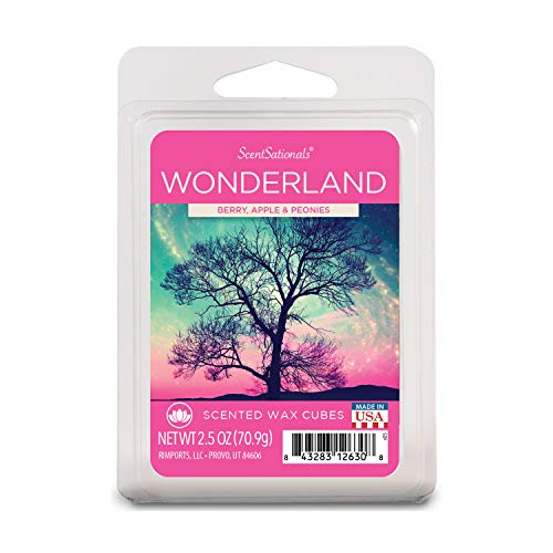 Scentsationals Scented Wax Cubes - Limited Edition - Fragrance Wax Melts Pack, Electric Home Warmer Tart, Wickless Candle Bar Air Freshener, Spa Aroma Decor Gift - 2.5 oz (Wonderland)