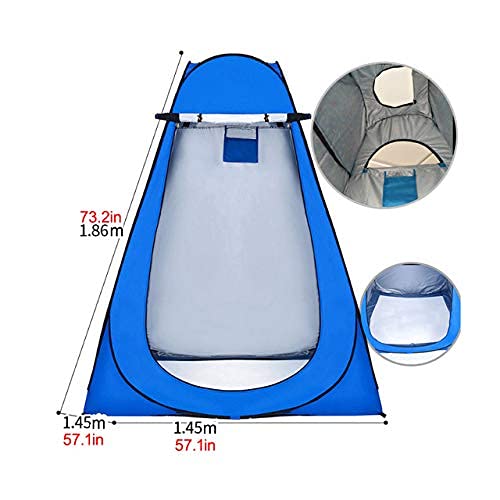 Tente de douche pliante et cabine d'essayage portable pour le camping