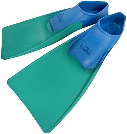 Swim Fins, Full Foot Pocket, Plastic, Unisex Adult, Common Swim Fin Color, Surfing