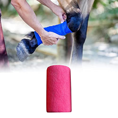 AMLESO Fita adesiva veterinária para de Fita atlética autoaderente para cães, gatos, s, ROSA