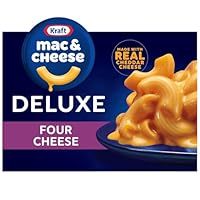 Kraft Deluxe Four Cheese Mac & Cheese Macaroni and Cheese Dinner, 14 oz Box