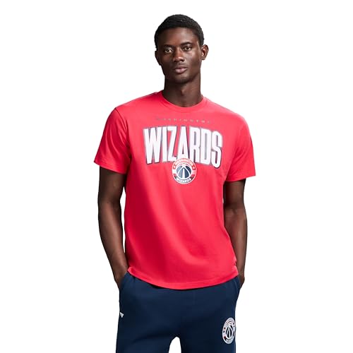 Game 7 x NBA Officially Licensed Men's Graphic Short Sleeve Lightweight Crew Neck Cotton T-Shirt, Washington Wizards, L, Red