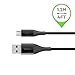 Belkin MIXIT DuraTek Micro-USB to USB Cable, 4 Feet (Black)